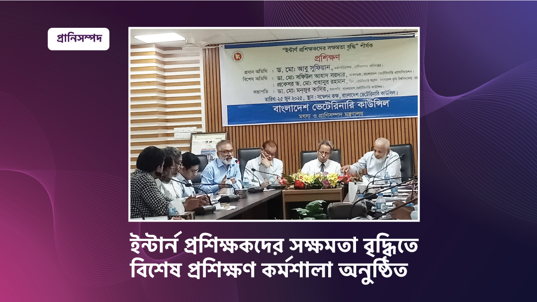 ইন্টার্ন প্রশিক্ষকদের সক্ষমতা বৃদ্ধিতে বিশেষ প্রশিক্ষণ কর্মশালা অনুষ্ঠিত