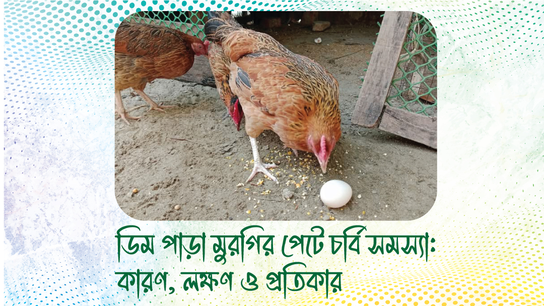  ডিম পাড়া মুরগির পেটে চর্বি সমস্যা: কারণ, লক্ষণ ও প্রতিকার