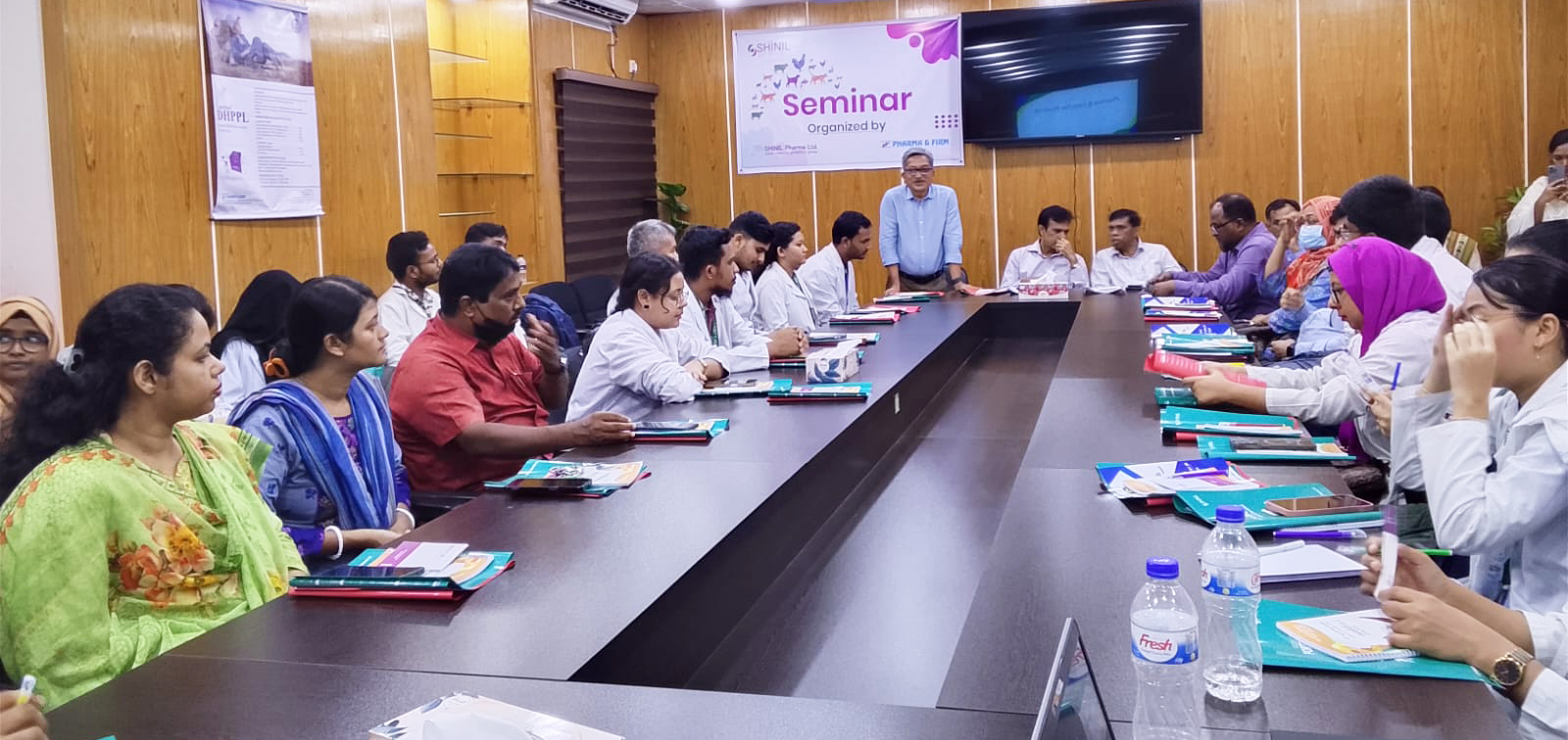 সেন্ট্রাল ভেটেরিনারি হাসপাতালে “ফার্মা অ্যান্ড ফার্ম পেট প্রোডাক্টস” বিষয়ক টেকনিক্যাল সেমিনার অনুষ্ঠিত