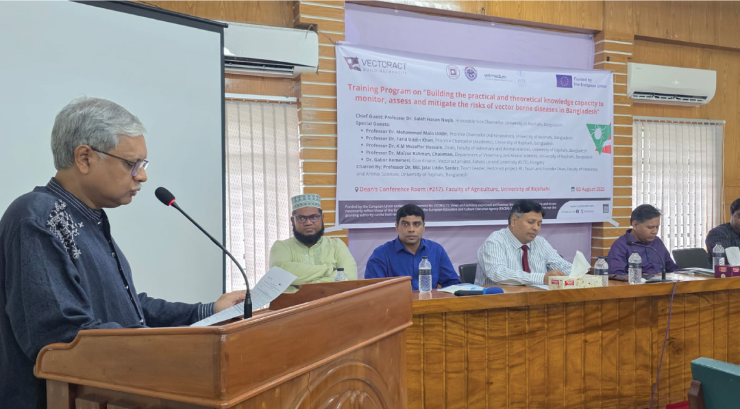Rajshahi University Launches Field Training on Vector-Borne Diseases with International Partners, Emphasizing One Health Approach