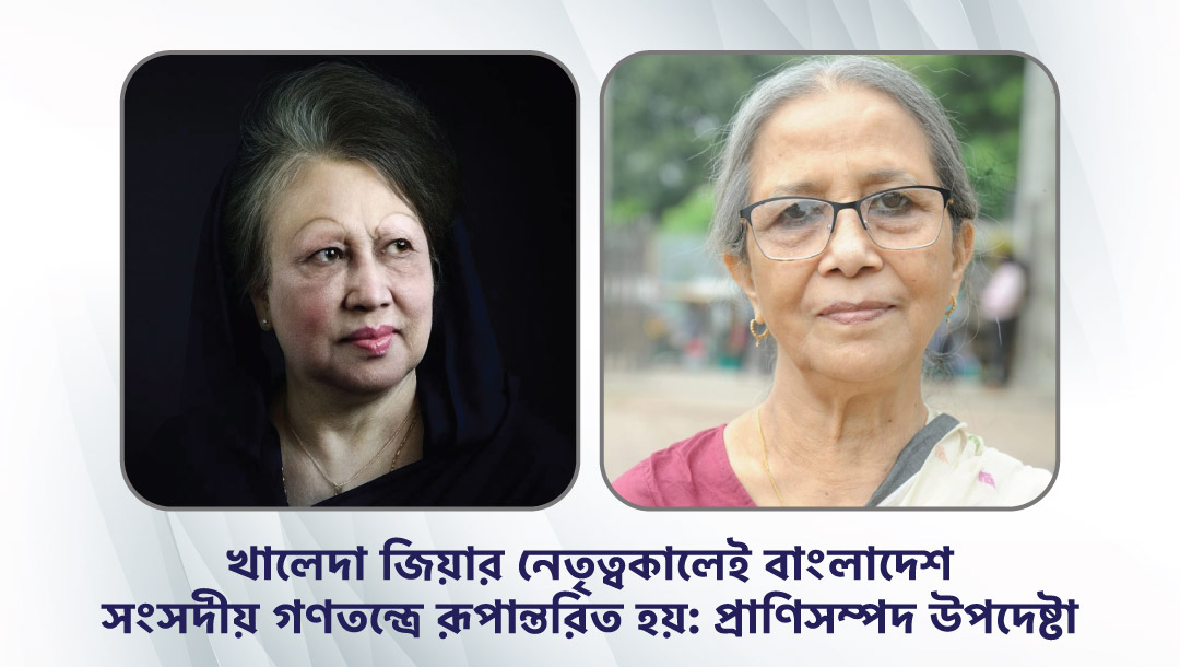 খালেদা জিয়ার নেতৃত্বকালেই বাংলাদেশ সংসদীয় গণতন্ত্রে রূপান্তরিত হয়: প্রাণিসম্পদ উপদেষ্টা
