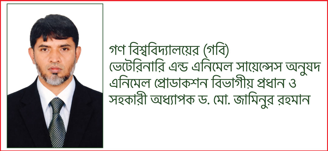 ব্রুসেলা ভ্যাকসিন গবেষণায় পিএইচডি অর্জন করলেন গণ বিশ্ববিদ্যালয়ের ড. জামিনুর রহমান