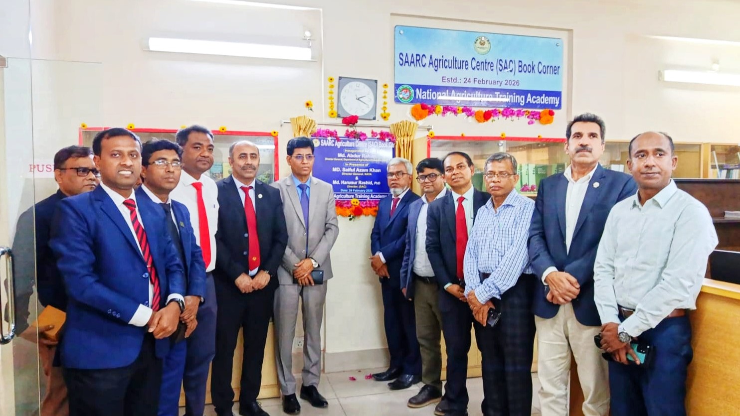 SAARC Agriculture Centre Book Corner opens at NATA